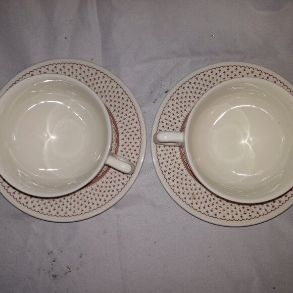 Franciscan Ironstone Orleans Cup & Saucers Set – Made in England - Picture 1 of 3